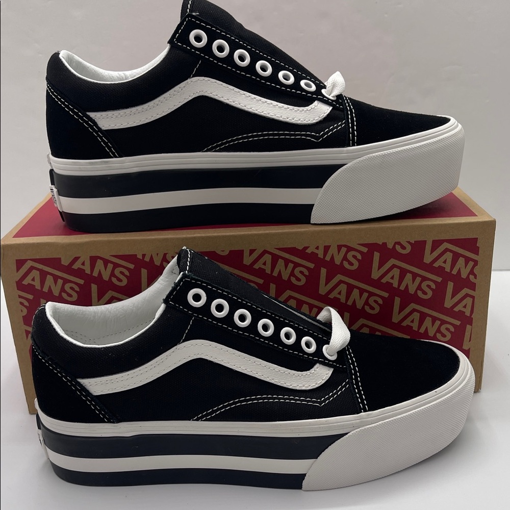Vans Platform Sneakers Old Skool Stackform Smarte… - image 1